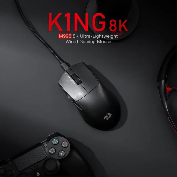 Redragon KING M996 8KHz Ultra-Light 42g Wired Gaming Mouse - Image 3