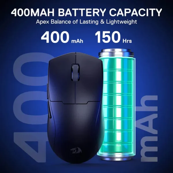 Redragon KING M916 STD-1K Wireless 12K DPI Gaming Mouse - Image 5