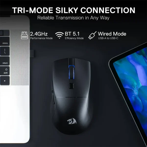 Redragon M618 LITE Azzmach 70g Lightweight Gaming Mouse - Image 6