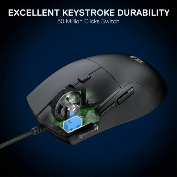 Redragon M618 LITE Azzmach 70g Lightweight Gaming Mouse - Image 9