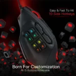 Redragon M811 Aatrox RGB MMO Gaming Mouse 12400 DPI - Image 4