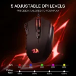 Redragon M921 Azzinoth MMO RGB 12400 DPI Gaming Mouse - Image 2
