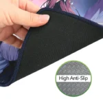 Redragon P046 Dark Blue Anime Anti-Slip Gaming Mouse Pad - Image 6