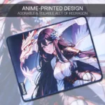 Redragon P046 Dark Blue Anime Anti-Slip Gaming Mouse Pad - Image 7