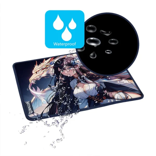 Redragon P046 Dark Blue Anime Anti-Slip Gaming Mouse Pad - Image 5