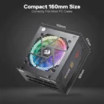 Redragon PS007 850W 80+ Gold Fully Modular RGB Power Supply - Image 6