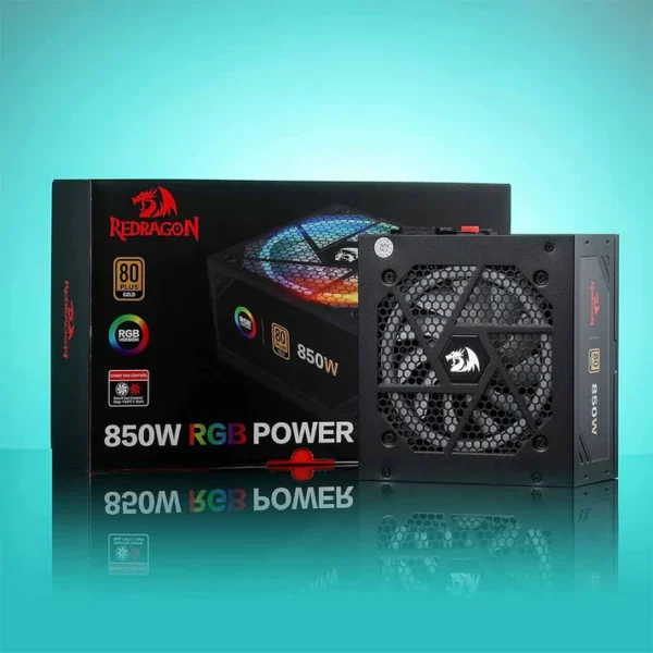 Redragon PS007 850W 80+ Gold Fully Modular RGB Power Supply - Image 8