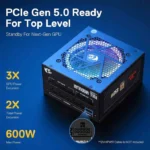 Redragon PS007 850W 80+ Gold Fully Modular RGB Power Supply - Image 4