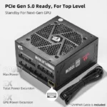 Redragon PS017 1000W 80+ Platinum Fully Modular Power Supply - Image 4