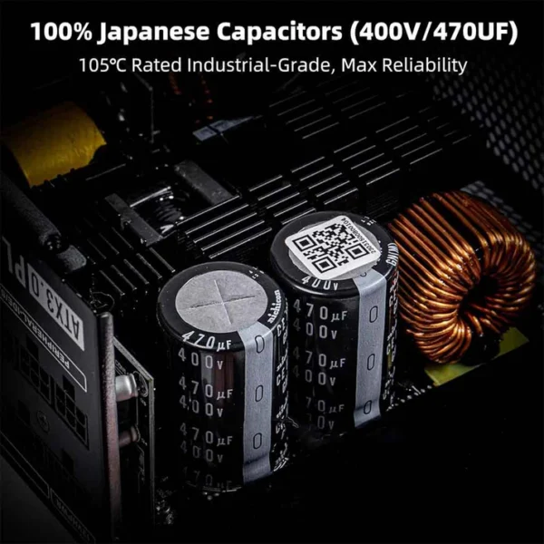 Redragon PS017 1000W 80+ Platinum Fully Modular Power Supply - Image 5