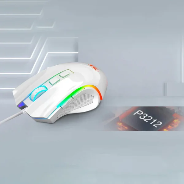 Redragon S129W RGB Keyboard Mouse Headset Combo 3-in-1 - Image 9