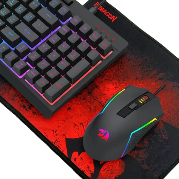 Redragon S148 RGB K515 M616 H120 P016 4-in-1 Gaming Combo - Image 3