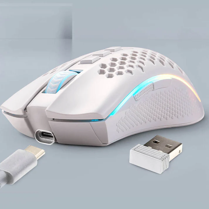 Redragon-STORM-PRO-M808W-KS-White-Front-1