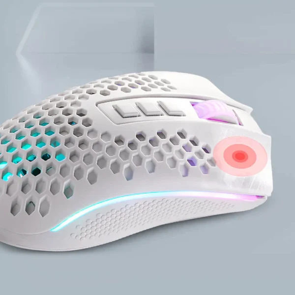 Redragon M808W-KS White Storm Pro Wireless Gaming Mouse - Image 8