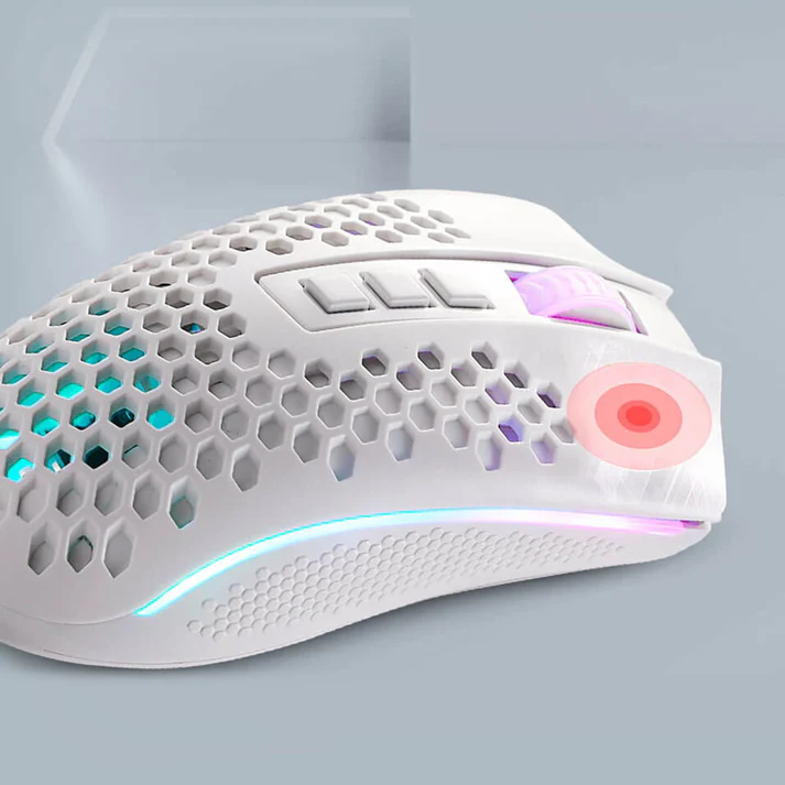 Redragon-STORM-PRO-M808W-KS-White-Top-View
