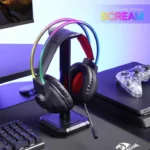 Redragon H231 Scream RGB Gaming Headset with 360° Adjustable Mic - Image 2