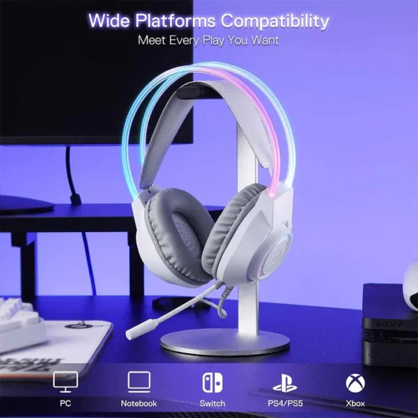 Redragon H231W Scream Wired Gaming Headset with Noise Cancelling Mic - Image 3