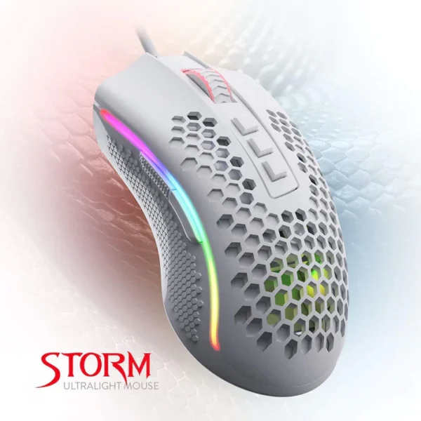 Redragon M808W Storm RGB Ultralight Gaming Mouse - Image 3