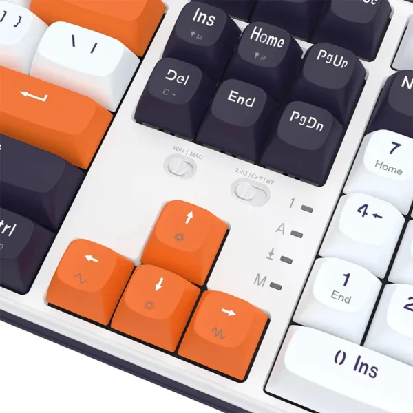 Redragon K689 Wyvern Pro RGB Wireless 104-Key Mechanical Gaming Keyboard - Image 9