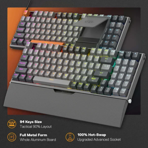 Redragon K648GG-RGB Olaf Wired Mechanical Gaming Keyboard - Image 4