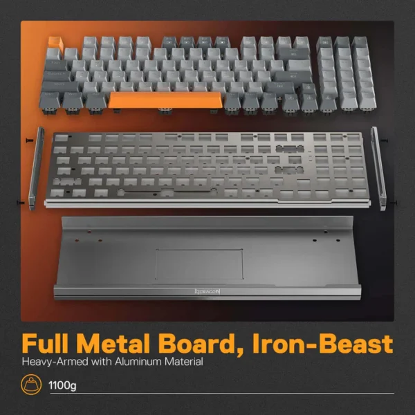 Redragon K648GG-RGB Olaf Wired Mechanical Gaming Keyboard - Image 9