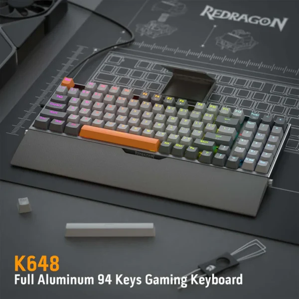 Redragon K648GG-RGB Olaf Wired Mechanical Gaming Keyboard - Image 6