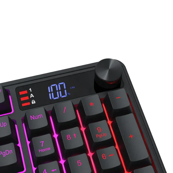 Redragon Volcano K526 PRO 104 Keys Mechanical Feel Gaming Keyboard - Image 4