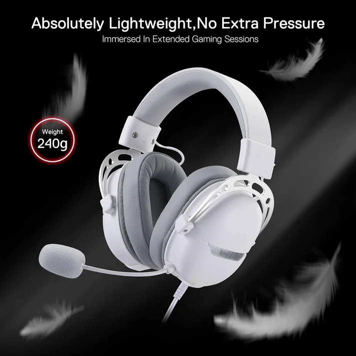 Redragon_Aurora_H376_White_Wired_Headset_Weight