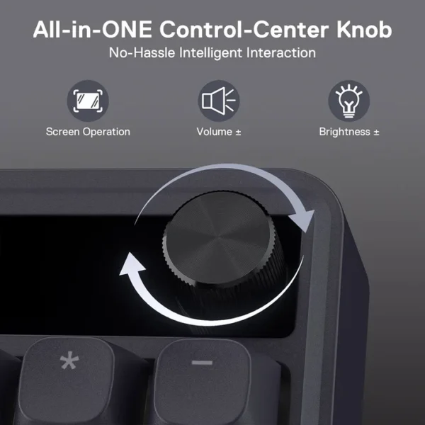 Redragon Terraflare K762 Pro Wireless Mechanical Gaming Keyboard with LED Screen - Image 3