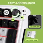 Redragon K686 WBG EISA MAX Wireless Gasket RGB Mechanical Keyboard - Image 5