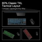 Redragon K660 K556 TKL RGB Red Switch Wired Gaming Keyboard - Image 8