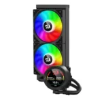 Redragon CCW-1019 ARGB 240mm CPU Liquid Cooler with Temperature Display - Image 2
