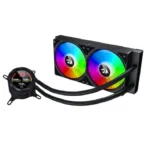 Redragon CCW-1019 ARGB 240mm CPU Liquid Cooler with Temperature Display