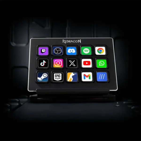 Redragon SS-550 Streamcraft Stream Deck 15 Customizable LCD Keys - Image 3